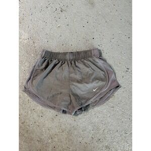 Nike Dri-FIT Tempo Running Shorts Gray Heather Mesh Athletic XS